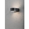 Konstsmide Teramo wall light black, 1-light source
