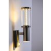 Popoyan exterior wall luminaire LED stainless steel, 2-light sources, Motion sensor
