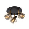Ceiling Spotlight Lucide NILA black, 3-light sources