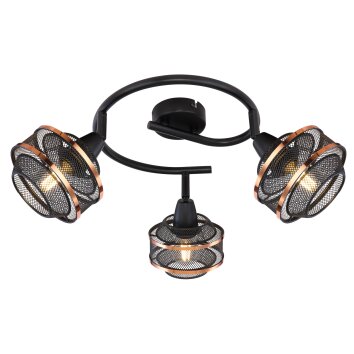 Globo BELLONA Spotlight black, 3-light sources