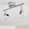 SOPPANA Ceiling light LED chrome, 2-light sources