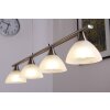 Globo RUBEN hanging light stainless steel, 4-light sources