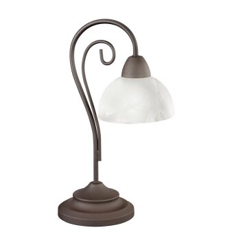 Reality COUNTRY table lamp rust-coloured, 1-light source