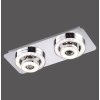 Leuchten Direkt TIM ceiling light LED chrome, 2-light sources