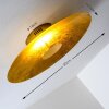 Nipissing ceiling light LED gold, 1-light source