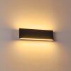 Obion Wall Light LED anthracite, 2-light sources