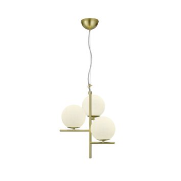 Trio PURE Pendant Light brass, 3-light sources
