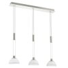 Eglo MONTEFIO pendant light LED matt nickel, 3-light sources