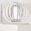 VALKOM Ceiling light white, 1-light source