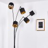ALSEN Floor Lamp black, 5-light sources