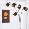 ALSEN Floor Lamp black, 5-light sources