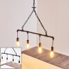 KOLYMA Pendant Light rust-coloured, black, 4-light sources