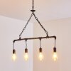 KOLYMA Pendant Light rust-coloured, black, 4-light sources