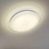 Bleik Ceiling Light LED white, 1-light source, Remote control