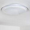 Bleik Ceiling Light LED white, 1-light source, Remote control