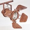 Lichinga ceiling spotlight rust-coloured, 2-light sources