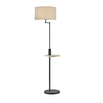 Floor Lamp Trio Leuchten CLAAS black, 1-light source