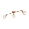Eglo ZAPATA ceiling spotlight copper, 3-light sources