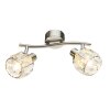 Globo KRIS ceiling spotlight matt nickel, 2-light sources