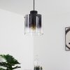 WICHITA Pendant Light smoke coloured, black, 1-light source