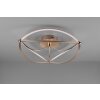 Trio CHARIVARI Ceiling Light LED brass, 1-light source