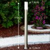 Caserta outdoor floor lamp stainless steel, 1-light source