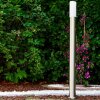 Caserta outdoor floor lamp stainless steel, 1-light source