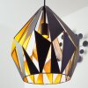 Eglo CARLTON 1 hanging light black, silver, 1-light source