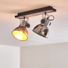 Hora Ceiling Light Dark wood, 2-light sources