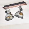 Hora Ceiling Light Dark wood, 2-light sources