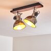 Hora Ceiling Light Dark wood, 2-light sources