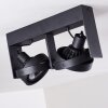 Grytgol Ceiling Light black, 2-light sources