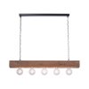 Leuchten-Direkt VANESSA Pendant Light black, 5-light sources