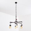 KOLYMA Pendant Light rust-coloured, black, 6-light sources