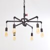 KOLYMA Pendant Light rust-coloured, black, 6-light sources