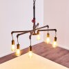 KOLYMA Pendant Light rust-coloured, black, 6-light sources