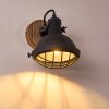 ONSALA Wall Light brown, black, 1-light source