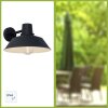 Brilliant HUMPHREY outdoor wall light anthracite, 1-light source