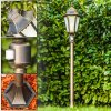 HONGKONG FROST outdoor floor lamp brown, gold, 1-light source, Motion sensor