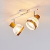 Bariloche Ceiling Light chrome, white, 2-light sources