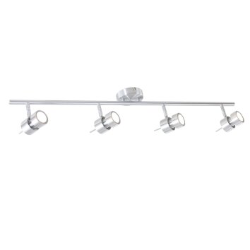 Steinhauer NATASJA Ceiling Light LED stainless steel, 4-light sources