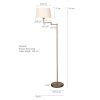 Steinhauer MEXLITE floor lamp bronze, 1-light source