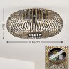 ORAVI Ceiling Light black-gold, 1-light source