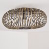 ORAVI Ceiling Light black-gold, 1-light source