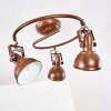 Ceiling Light Tina rust-coloured, 3-light sources