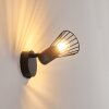 Wall Light Errested Dark wood, black, 1-light source