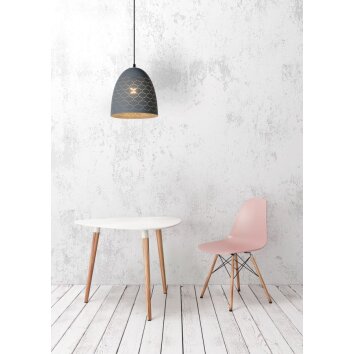 Lucide GALLA Pendant Light grey, 1-light source