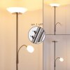 GISMARO Floor Lamp matt nickel, 3-light sources