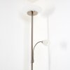 GISMARO Floor Lamp matt nickel, 3-light sources