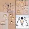 HAVEL Pendant Light black, 6-light sources